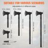 VEVOR Survival Shovel Survival Axe, 16-in-1 Camping Folding Shovels with Hatchet, Stainless Steel Tactical Shovel Hatchet Combo
