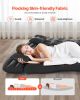 VEVOR Car Air Mattress, Inflatable Car Camping Mattress, Flocking Thickened Travel Beds, Durable Portable Sleeping Pad with Air Pump, 2 Pillows