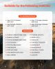 VEVOR Car Air Mattress, Fits Toyota 4runner, Jeep Wrangler, Inflatable Car Camping Mattress, Flocking Thickened Blow Up Travel Beds